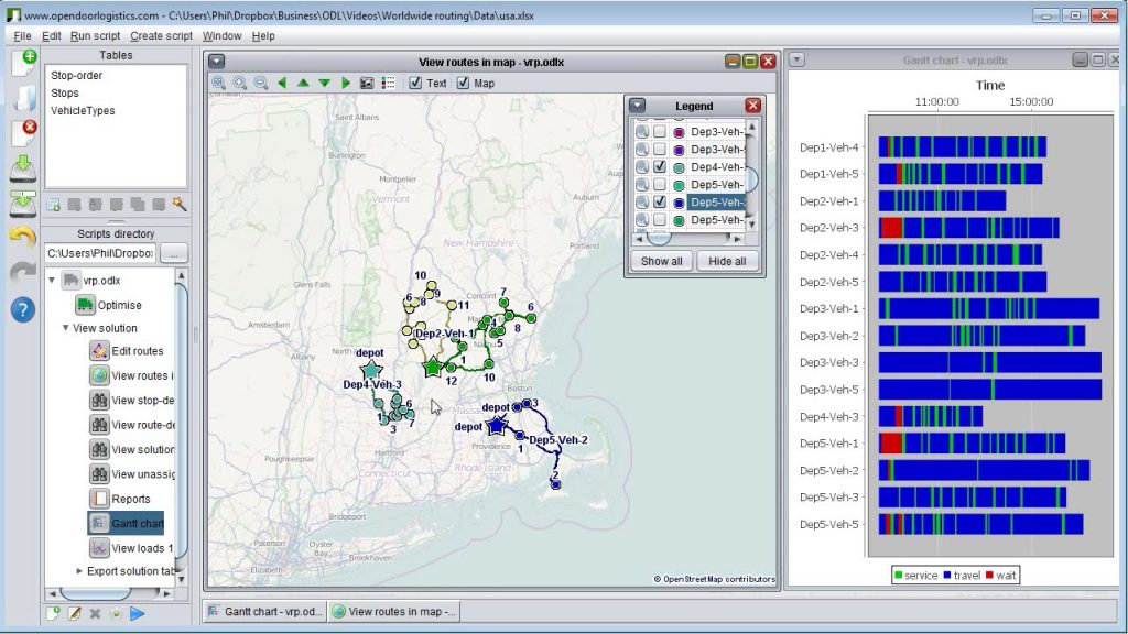 Màn hình quản lý, gồm các chức năng và bản đồ
