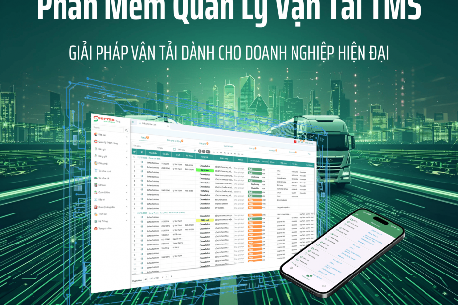 Phần mềm quản lý vận tải TMS
