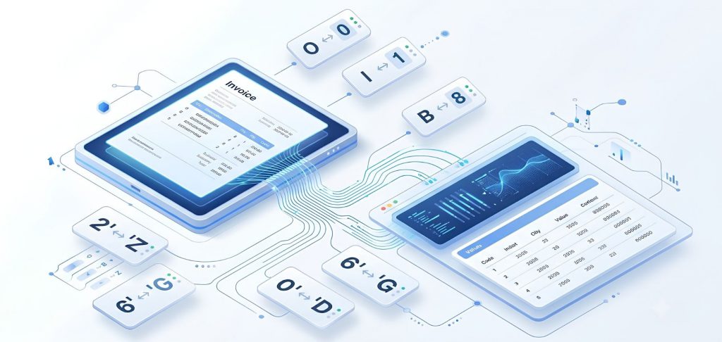 AI nhận diện và hiệu chỉnh các ký tự dễ hiểu lầm